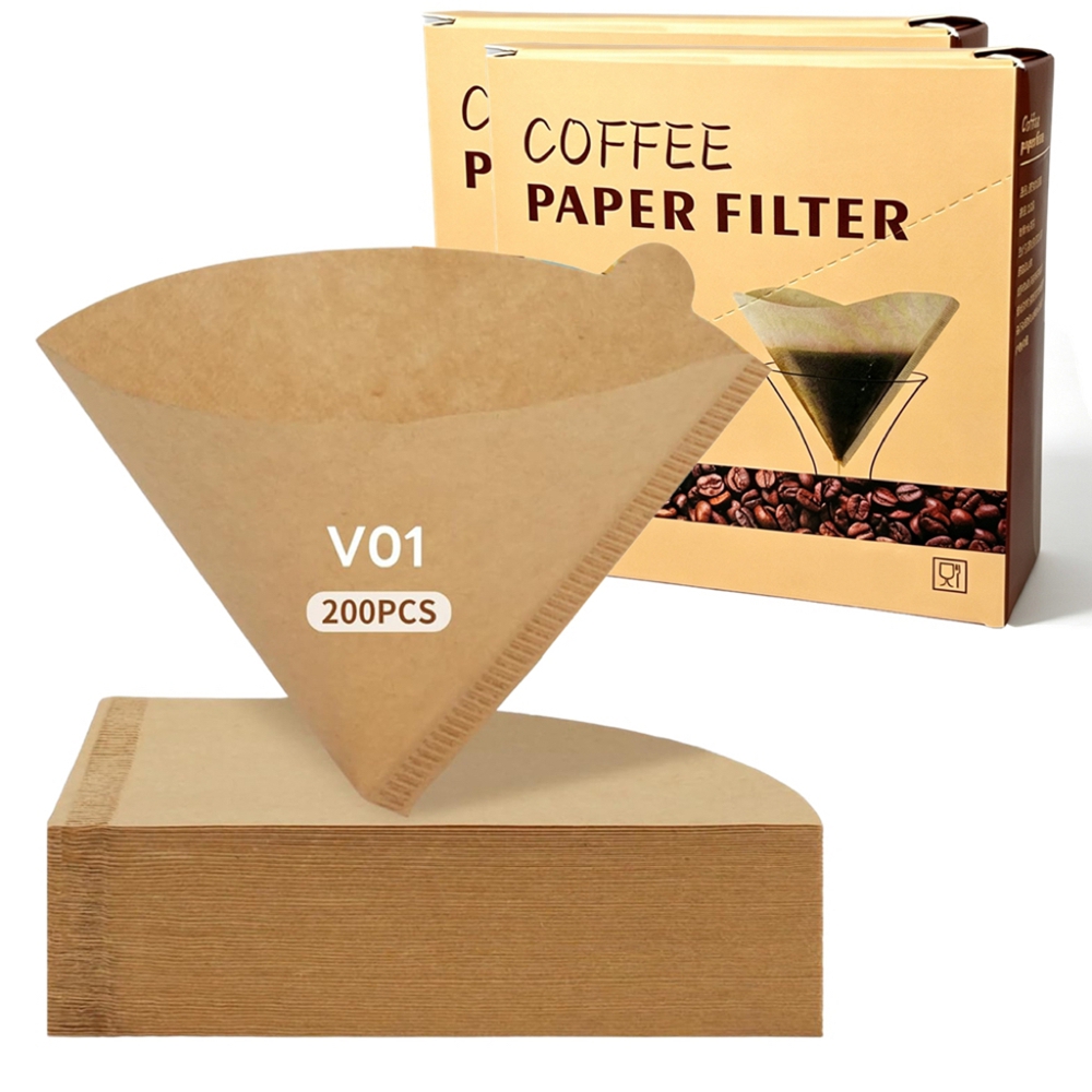 Coffee Equipment Distributor - Filtry do kawy, 200 sztuk, stożkowe