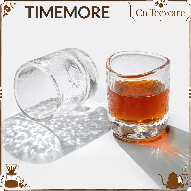 Espresso Shot Glass - TIMEMORE Japoński Styl Młotkowane Szkło Dzbanek