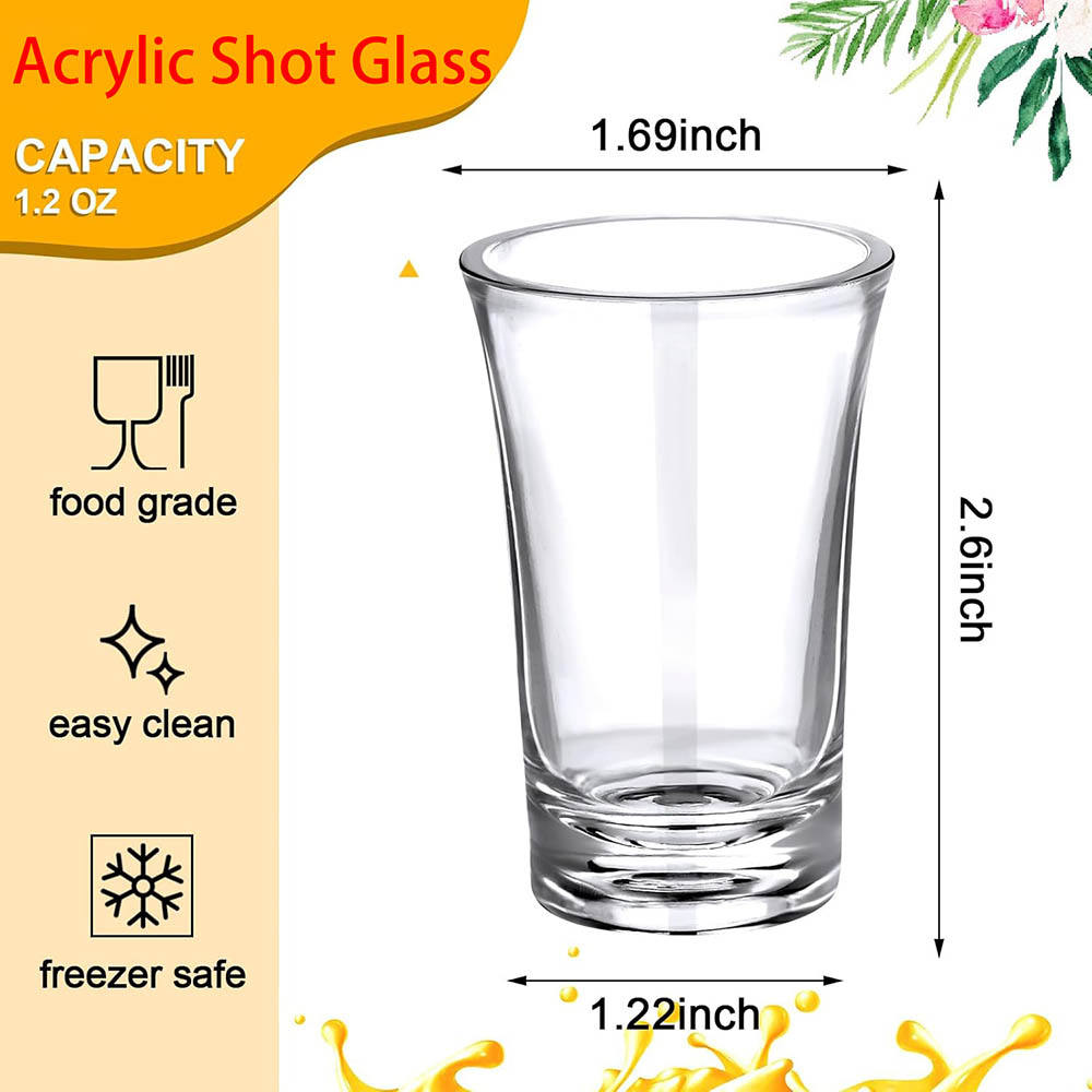 Zestaw kieliszków akrylowych 1 – Espresso Shot Glass recenzja i cena