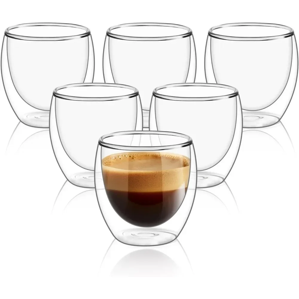 6 sztuk przezroczystych szklan – Espresso Shot Glass recenzja i cena