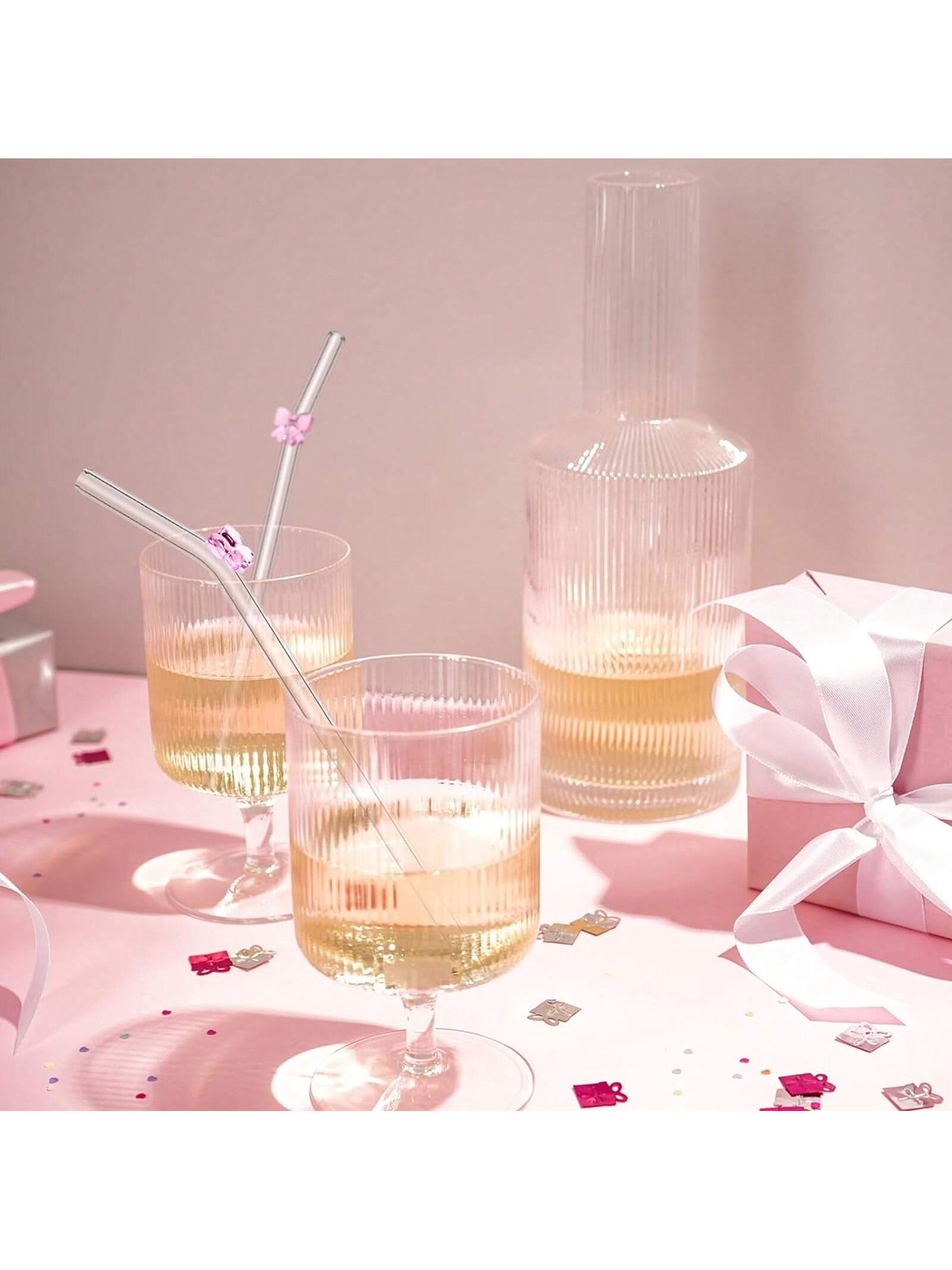 7 SZTUK szklanych słomek wielo – Espresso Shot Glass recenzja i cena