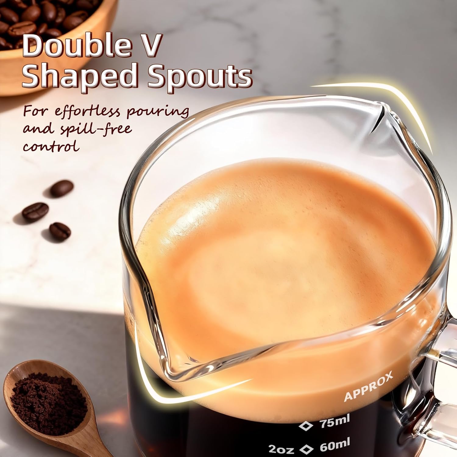 1/2 szt. Filiżanki do espresso – Espresso Shot Glass recenzja i cena